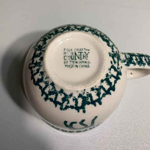 Blue Folk Craft Moose Country by Tienshan Soup Mug/ Coffee Mug - Picture 4 of 4